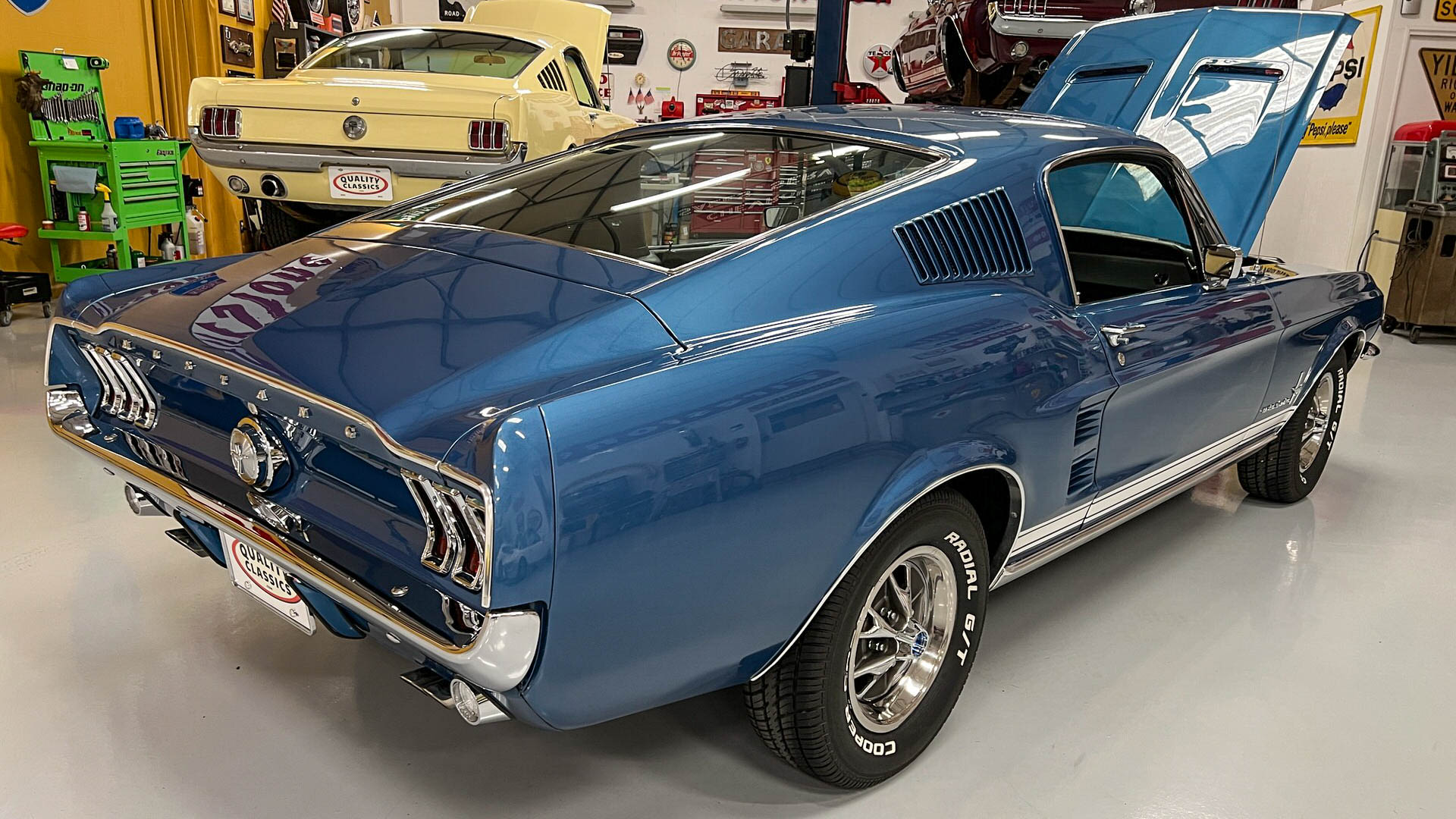 1967 Mustang Fastback Acapulco Blue