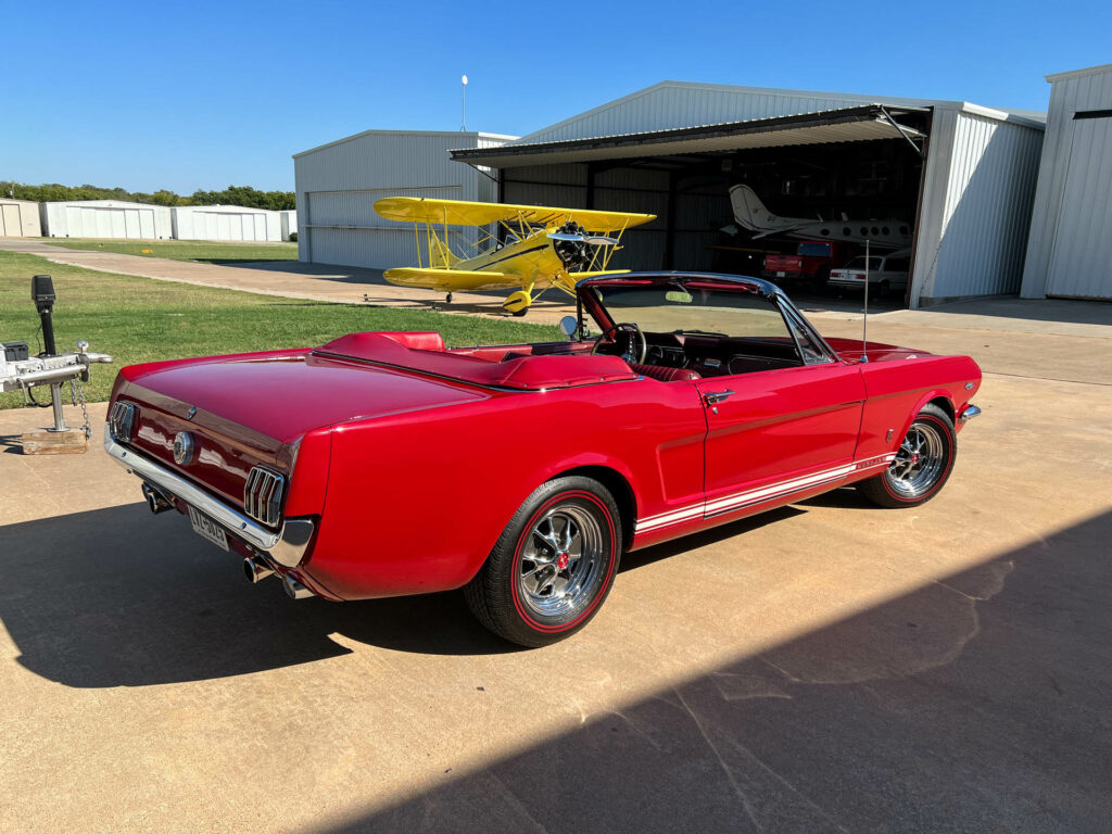 1966 Mustang GT Convertible Candy Apple Red 4-speed