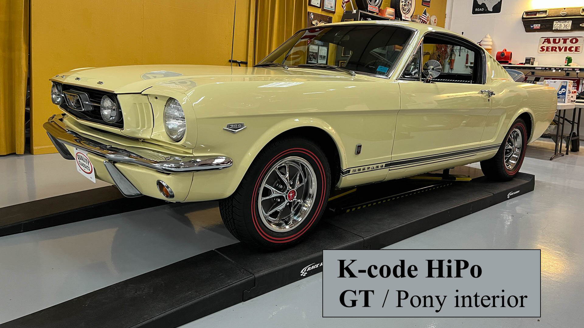 1966 Mustang K-code HiPo GT Springtime Yellow