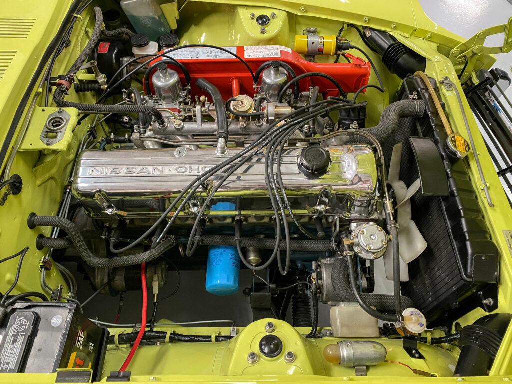 1972 Datsun 240Z Engine Bay Restored