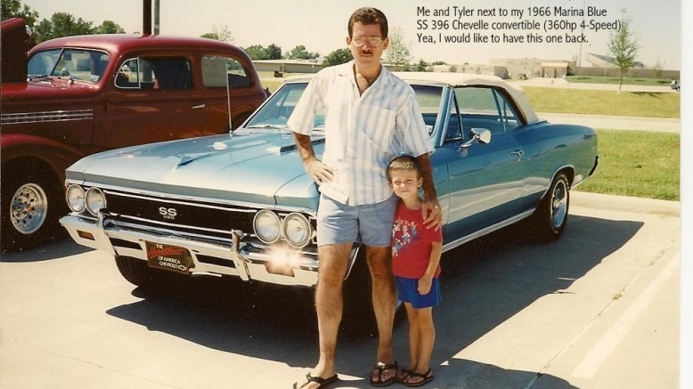 Michael and Tyler with 1966 Chevelle SS 396