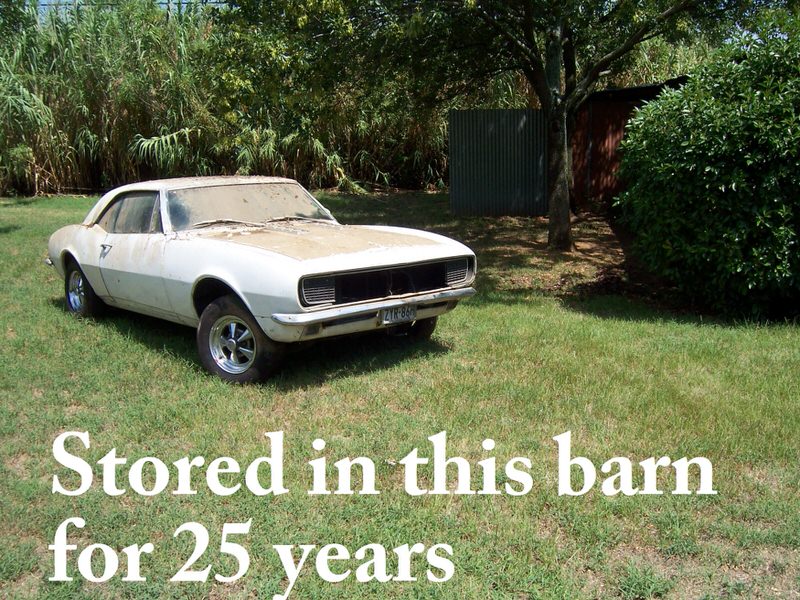 1967 Camaro barn find