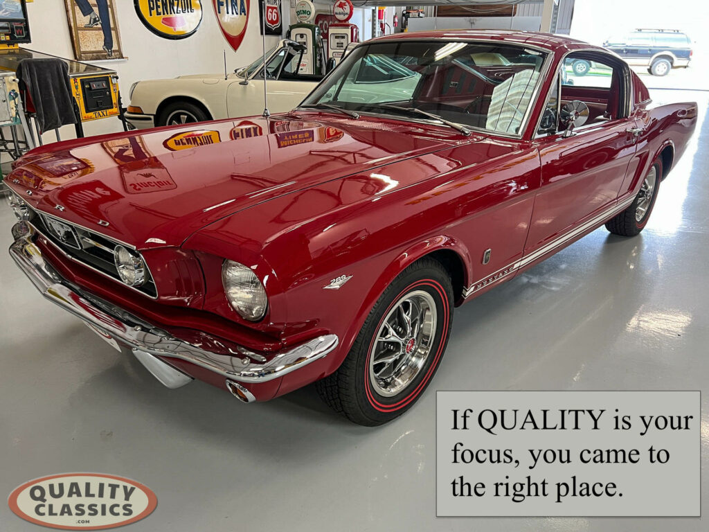 1966 Mustang fastback GT Candyapple Red-89