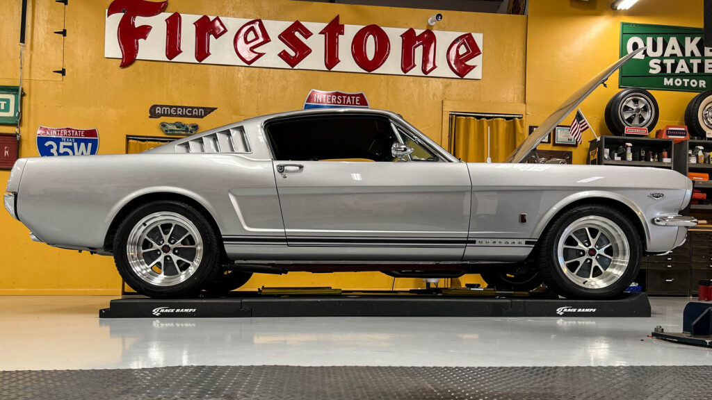 1966 Mustang fastback GT restomod Silver