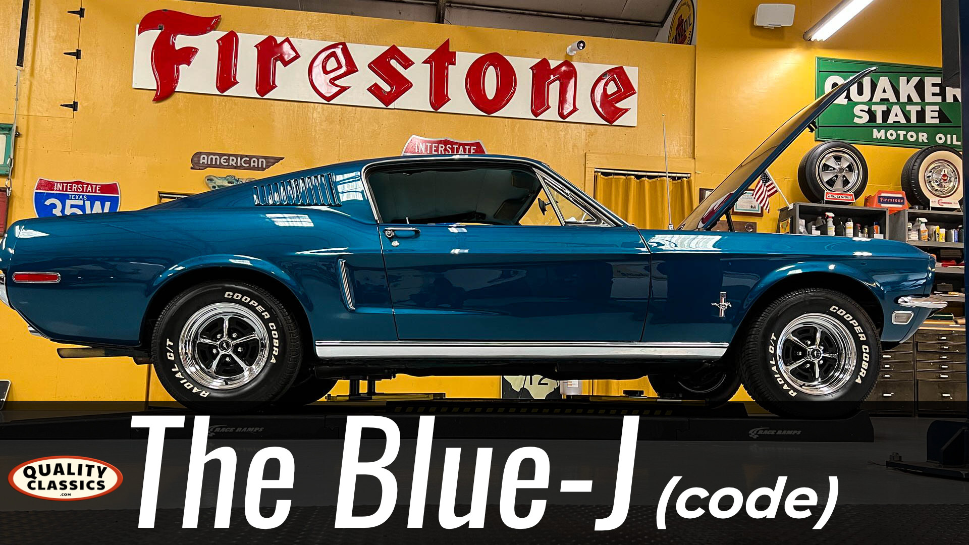 Acapulco Blue-J code 1968 Mustang Fastback 4-speed