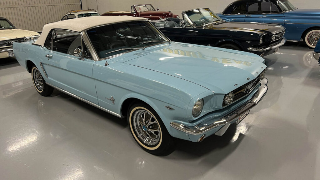 1964.5 Mustang D-code 289 Convertible Skylight Blue