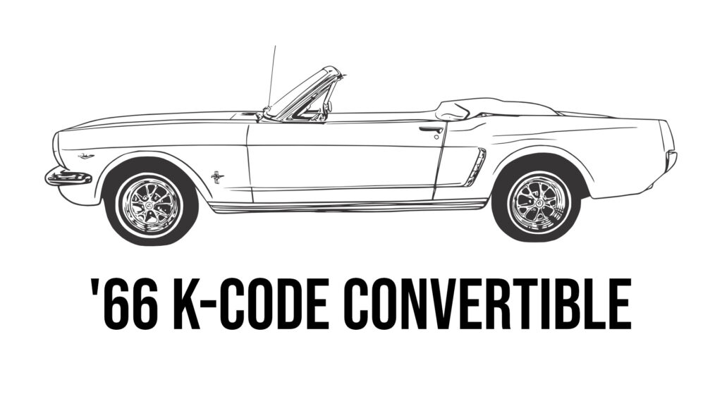 1966 K-code convertible Mustang