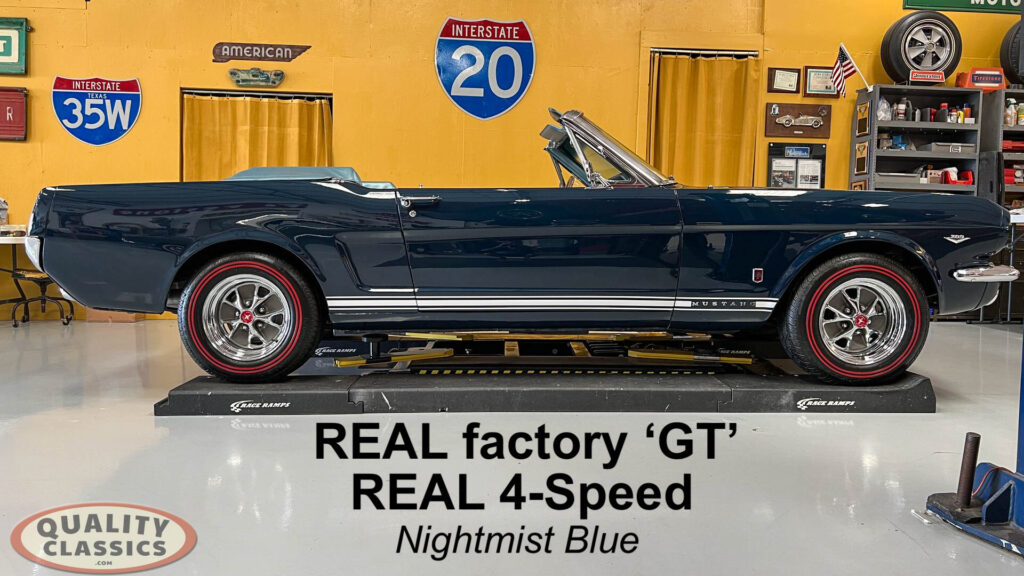 1966 Mustang GT convertible Nightmist Blue 4-speed-01