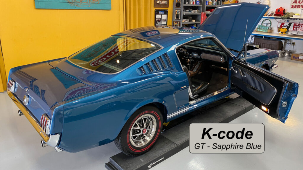 1966 Mustang K-code HiPo Sapphire Blue