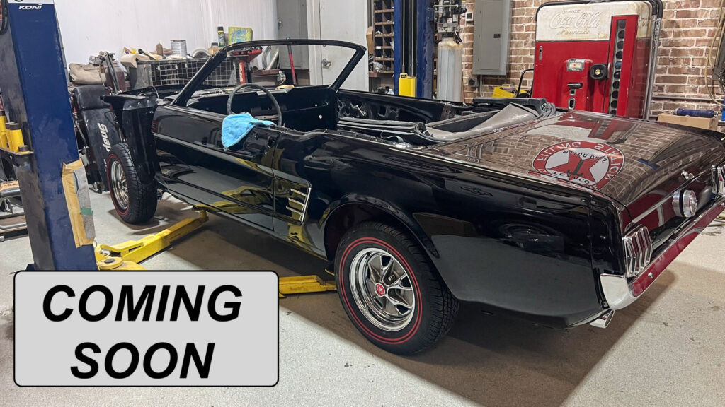 1966 Mustang Convertible Black