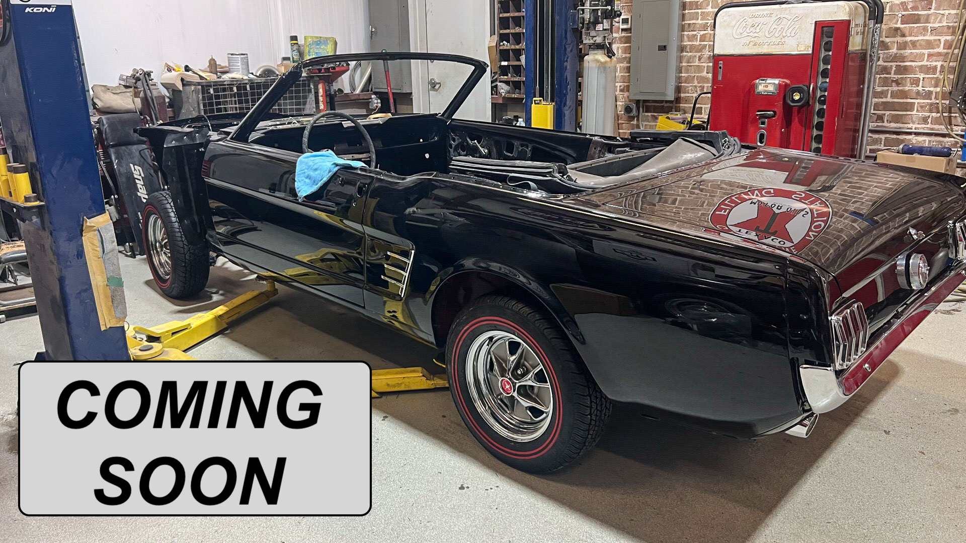 1966 Mustang Convertible Black