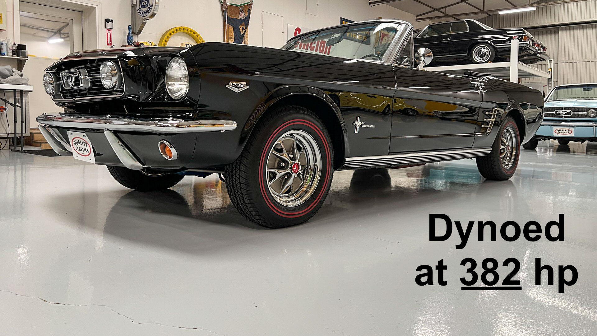 1966 Mustang convertible Raven BLACK GT