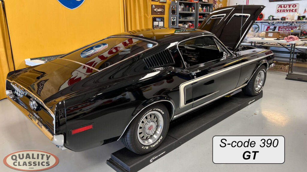 1968 Mustang fastback GT S-code BLACK -01