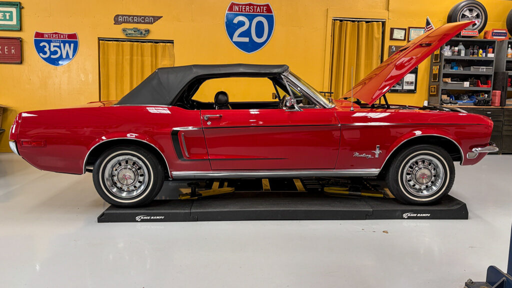 1968 Mustang Convertible Red