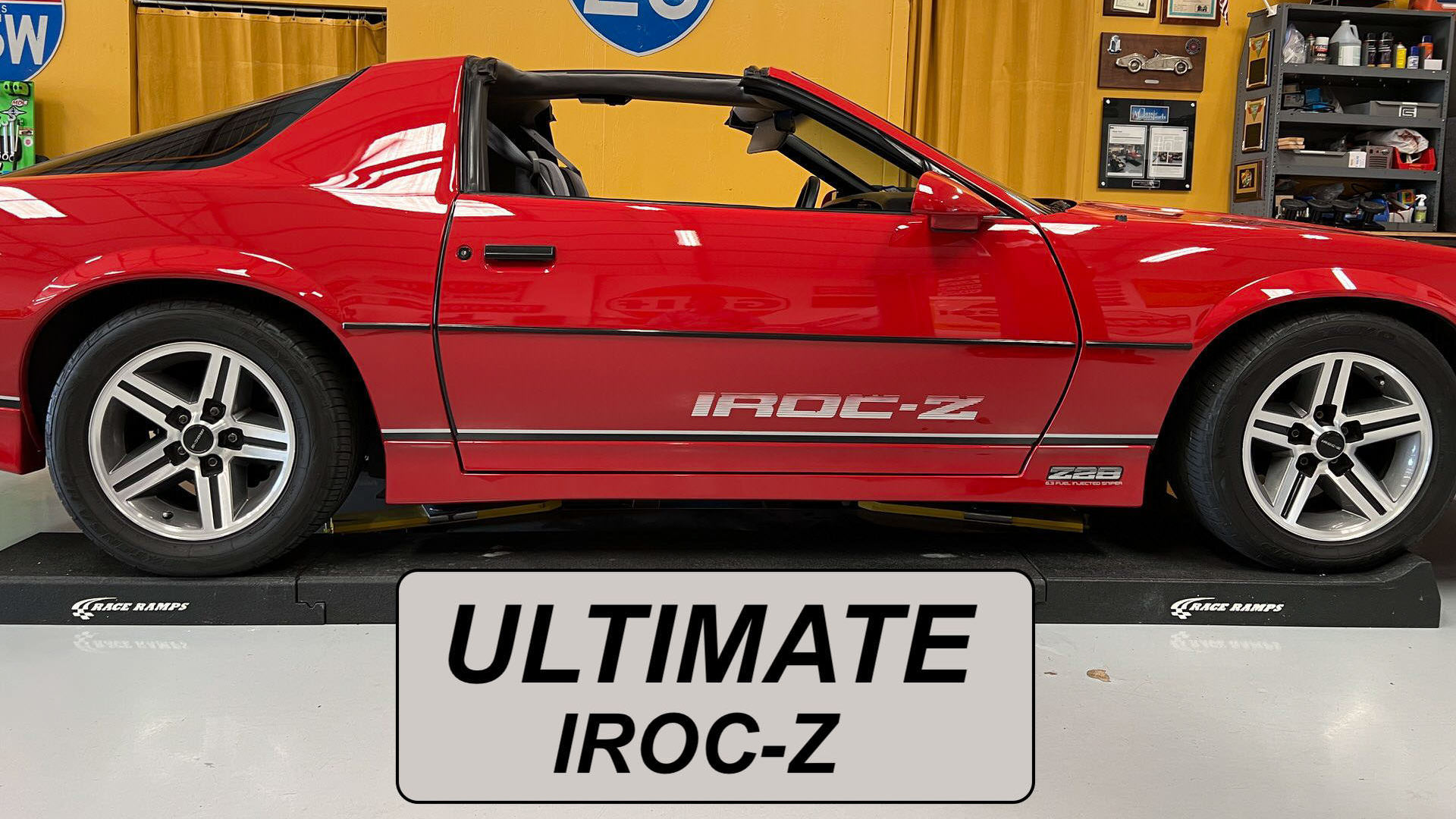 IROC Camaro 1985 Red